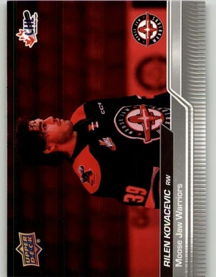 2023-24 Upper Deck CHL Rilen Kovacevic #21 Moose Jaw Warriors - Image 1 of 2