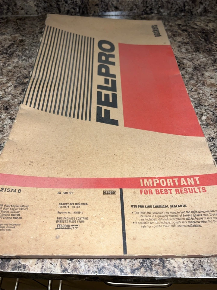 ¡Juego de juntas de cárter de aceite de motor Fel-Pro OS 21574 D! ¡Envío gratis! Foto 1 de 2