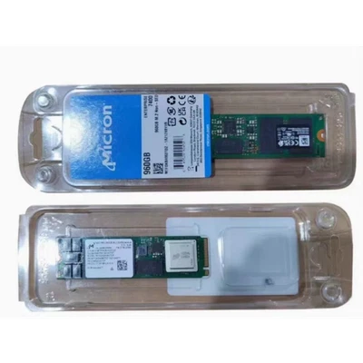  Micron 7400 PRO 960GB M.2 2280 SSD NVMe Gen4 x4 MTFDKBA960TDZ-1AZ1ZABYY New - Image 1 of 4