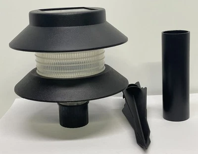 "Iluminación de nivel de acento de paisaje solar Malibu LZ1 acabado negro repuesto de 8"" yardas" Foto 1 de 4