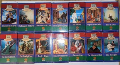 (14 New) Animated Stories from The Bible VHS New Testament Children’s 1988 - Image 1 of 4