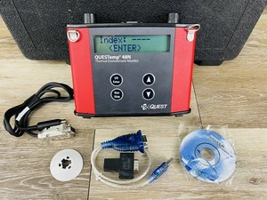 TSI Quest QUESTemp 48N Monitor de ambiente térmico Estrés térmico Bombilla húmeda Globo - Imagen 1 de 11