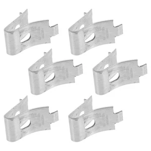 6 Piezas Clips de Estante Gabinete Acero Inoxidable Soporte de Partición Soporte Cocina - Imagen 1 de 12