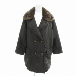 Abrigo de Bateo Max Mara MAX MARA Vintage Blanco Etiqueta Doble Largo Medio 40 Marrón Oscuro - Imagen 1 de 8