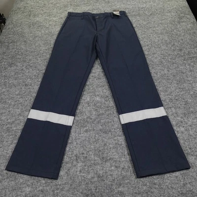 Workrite Nomex FR Pants Mens 38x35 Navy Blue Reflective Arc Rating 6.0 ATPV - Image 1 of 4