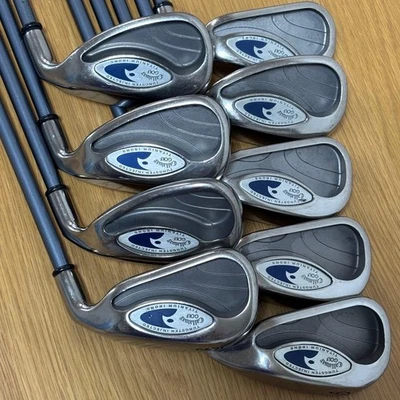 Callaway Great Big Bertha Hawk Eye Titanium Iron Set 9pcs 3-PW, SW Hawk Eye R - Image 1 of 4