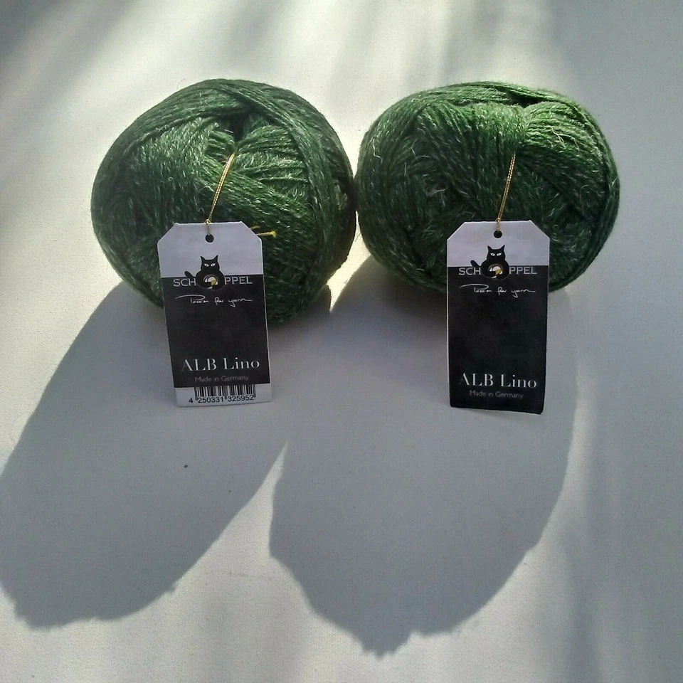 Schoppel 'ALB Lino' (85% Virgin Wool, 15%Linen) 400m, 100g, Lot of 2, Color#6165 - Image 1 of 1