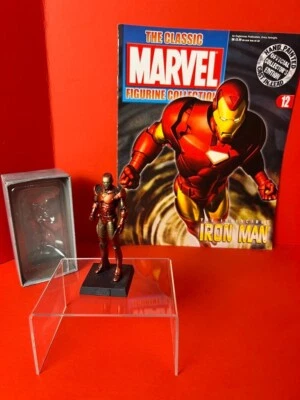Железный человек (#12) Eaglemoss Classic Marvel коллекции свинец фигурка с Mag. -ЧИТАЙТЕ - Изображение 1 из 3