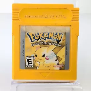 Pokemon Yellow Game Boy Color USA Version Authentic with NEW Battery - Imagen 1 de 7