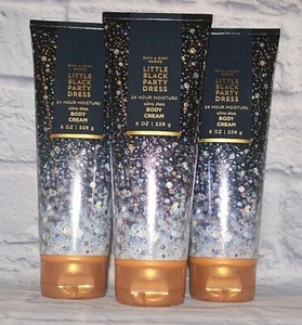 3 BATH & BODY WORKS LITTLE BLACK PARTY DRESS ULTRA SHEA BODY CREAM LOTION 8 OZ - Picture 1 of 4