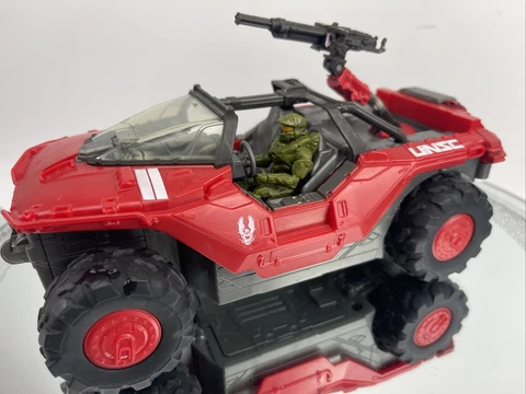 Microsoft 2016 Red Warthog RC Halo Terrain Vehicle  w/ turret + figure Cover