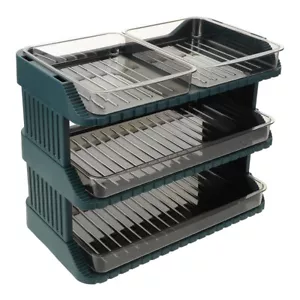 Multi-layer Storage Tray Hotpot Preparation Rack Food Serving Dish - Picture 1 of 12