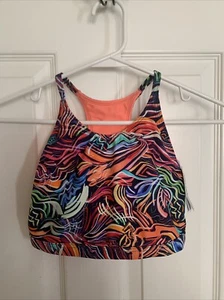 ATHLETA GIRL Reverse-able Bra Sz XL 14 Girls Tank Sports Workout NWOT - Picture 1 of 7