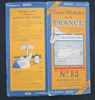 Indre Et Loire Maine Et Loire Michelin Local Mapa 317 Michelin Maps Por M Ebay