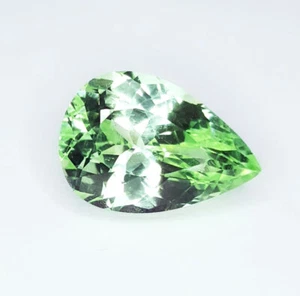 9.17 Ct Certified Loose Gemstone Natural Tourmaline Transparent Pear Shape Gems - Picture 1 of 10