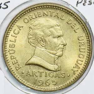 Uruguay 1965 10 Pesos 240992 combine shipping - Picture 1 of 2