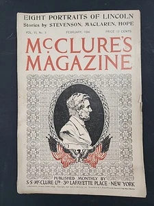 McClure's May 1896 Vtg Antique Magazine Abraham Lincoln Anthony Hope Fairy Gold - Picture 1 of 9