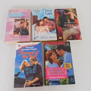 Lot of 5 Silhouette Paperback Romance Novels Desire Intimate Moments Babies - Picture 1 of 12