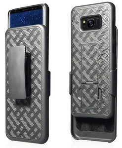 Samsung Galaxy S8 fondina clip da cintura e custodia combinata con cavalletto integrato K  - Foto 1 di 2