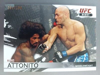 Rich Attonito #141 Debut 2010 Topps UFC Knockout Silver #161/188 - Image 1 of 2