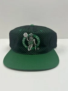 De colección Años 90 Starter NBA Boston Celtics Gorra Gorra SnapBack Diseño de Red - Imagen 1 de 6