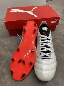 Puma One 17.3 FG Women’s White Soccer Cleats-Size 8.5 - Picture 1 of 4