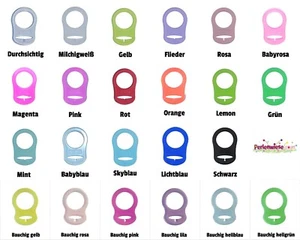 Silikonring | Silikonadapter | Schnulleradapter | Schnullerkettenmaterial  - Bild 1 von 25