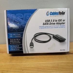 USB 2.0 To IDE Or SATA Drive Adapter Cables To Go C2G - Afbeelding 1 van 14