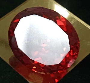 Natural 79.10 CT Oval Cut Red Ruby Burma Certified IGL Loose Gemstone 5MSY - Picture 1 of 9