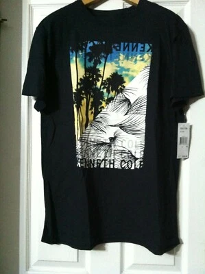 KENNETH COLE REACTION MENS NEW BLACK 100%COTTON CREW NECK TEE SHIRT SIZE: XL - Image 1 of 3