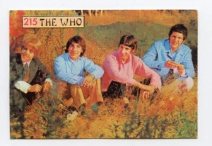 Rara FIGURINA N.215 THE WHO Album CANTANTI 1968 PANINI - Foto 1 di 1