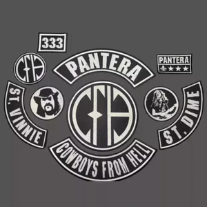 EMBROIDERED PANTERA CFH FULL PATCH SET 10pcs - Picture 1 of 3