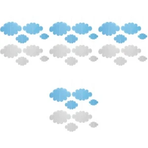 8 Sets 3D -Cloud -Anhänger Baby Hängende Dekorationen Für Zu Hause Wolken - Bild 1 von 12