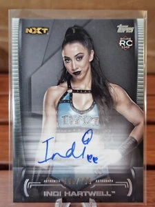 2021 Topps WWE Undisputed Superstar Roster Indi Hartwell RC - SP Auto #'ed /199 - Picture 1 of 3