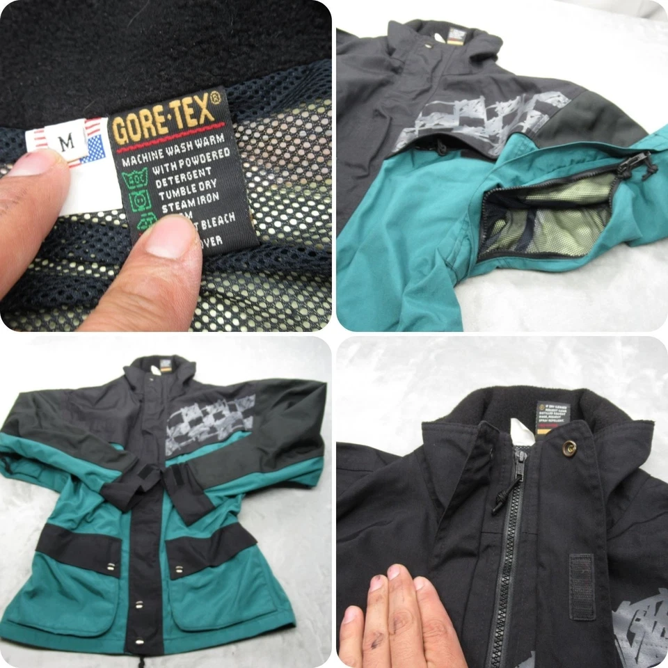 Thor GoreTex Ski Jacket Men Medium Black Extreme Weather Waterproof Snow VTG 90s - Image 1 of 4