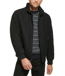 Calvin Klein Mens Wool Blend Bomber Jacket - Picture 1 of 3