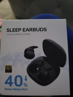 Wireless Earbuds Noise Cancelling for sleeping  Black MY-N3  - Image 1 of 3