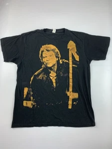 Camisa Oficial Backstage con Jon Bon Jovi Unisex M Negra y Dorada Tour - Imagen 1 de 5