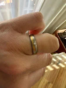 Niessing Bicolor Diamant Solitär Ring in 750er / 18 Kt. WG-GG Gr. 55 5,2 Gramm - Bild 1 von 9
