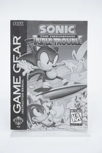 Sonic the Hedgehog Triple Trouble Sega Game Gear NUR Bedienungsanleitung Booklet - Bild 1 von 2
