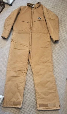 New Key Imperial Polar King Insulated Work Coveralls Saddle Color Size Large - Image 1 of 4