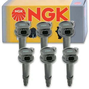 6 pcs NGK Ignition Coil for 2009-2012 Ford Escape 3.0L V6 - Spark Plug Tune pz - Picture 1 of 5