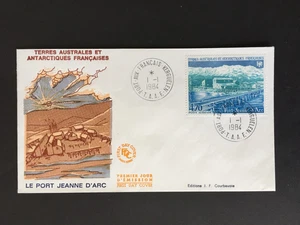 FRENCH SOUTHERN & ANT TERRY 1984 4f.70 AIR ON FDC COVER - Picture 1 of 2