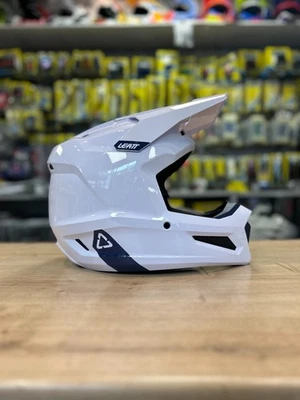 NEW LEATT 2.5 V26 WHITE MOTOCROSS ENDURO HELMET ATV QUAD NEW 2026 DHMTB