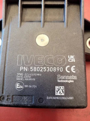 NUEVO OEM IVECO 5802530890 TPMS-ECU433.82 MHZ MAXRX18 SENSATA TECH (S1-C96) Foto 1 de 4