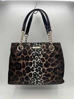 Kate Spade - Bolso de Hombro Estampado Animal con Asas Negras D1202309 Foto 1 de 4