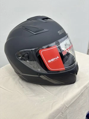 Capacete inteligente de motocicleta - SENA Stryker, XXL - Preto fosco - PONTO - NOVO - Imagem 1 de 4