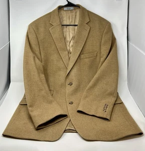 Ralph Lauren Silver Label Men’s Wool Sport Coat Blazer Jacket 46R Camel Tan 2-Bu - Picture 1 of 10