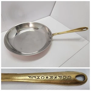 Vtg All-Clad Cop R Chef 12" Frying pan Cop*r*Chef copper, SS, brass USA - Picture 1 of 11