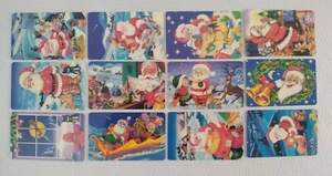 MA21 - Serie completa di 12 schede nuove del NATALE- SANTA CLAUS AND CHRISTMAS - Picture 1 of 3